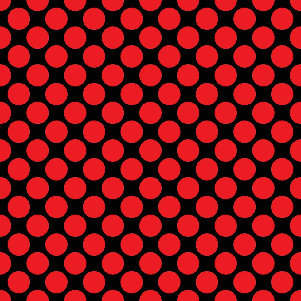 senza soluzione di continuità vettore modello punto cerchio illustratore equilibrio punto cerchio carino verticale nero e rosso colore punto cerchio arancia sfondo.