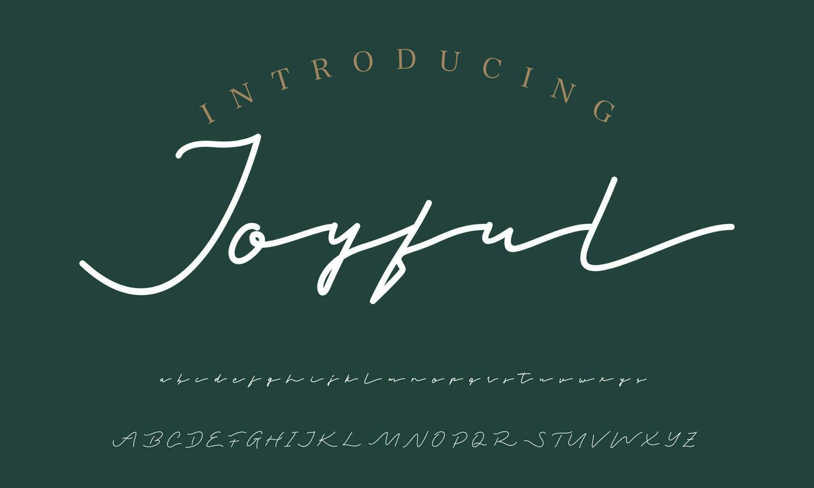 firma font calligrafia logotipo copione spazzola font genere font lettering manoscritto vettore