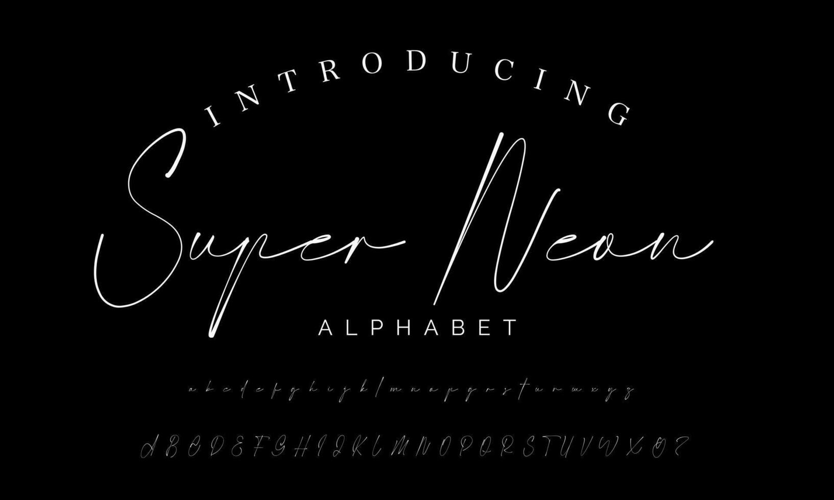 migliore alfabeto il canto degli uccelli sorprendente copione firma logotipo font lettering manoscritto vettore