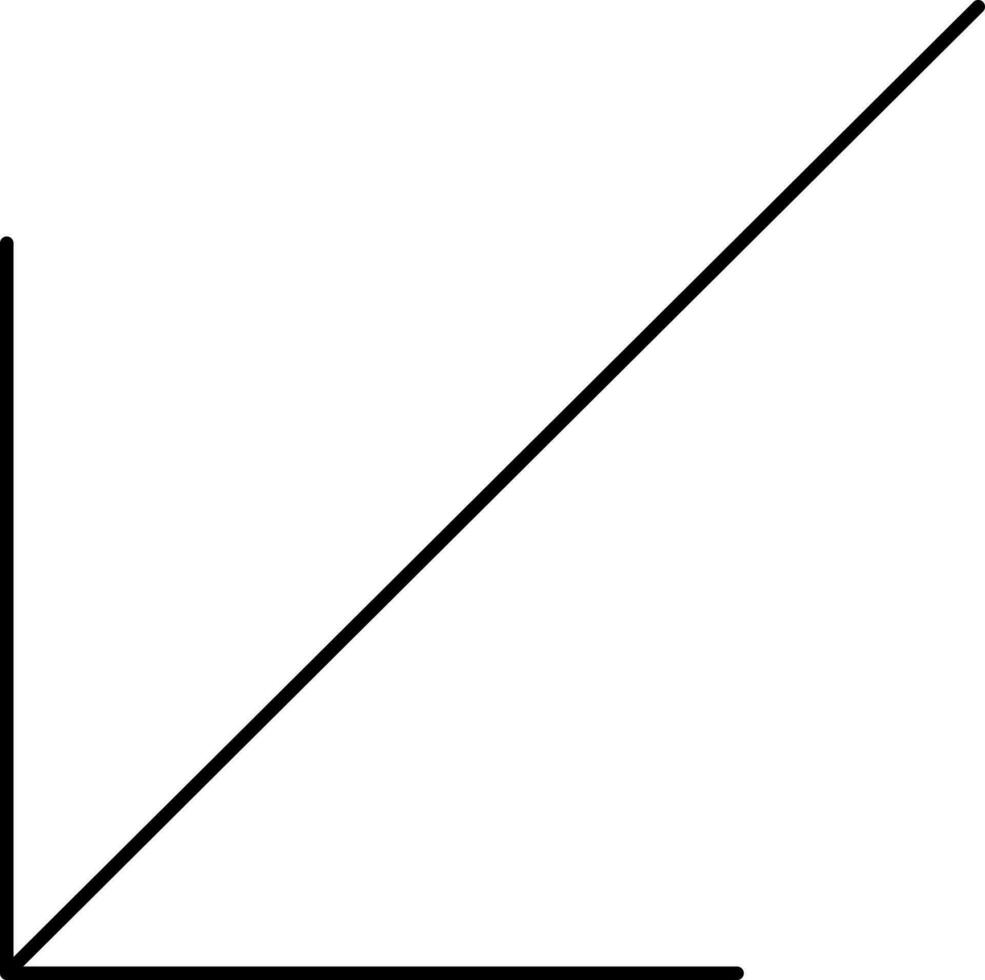 sinistra giù angolo freccia nero schema icona. vettore
