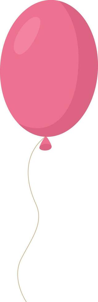 illustrazione rosa Palloncino vettore