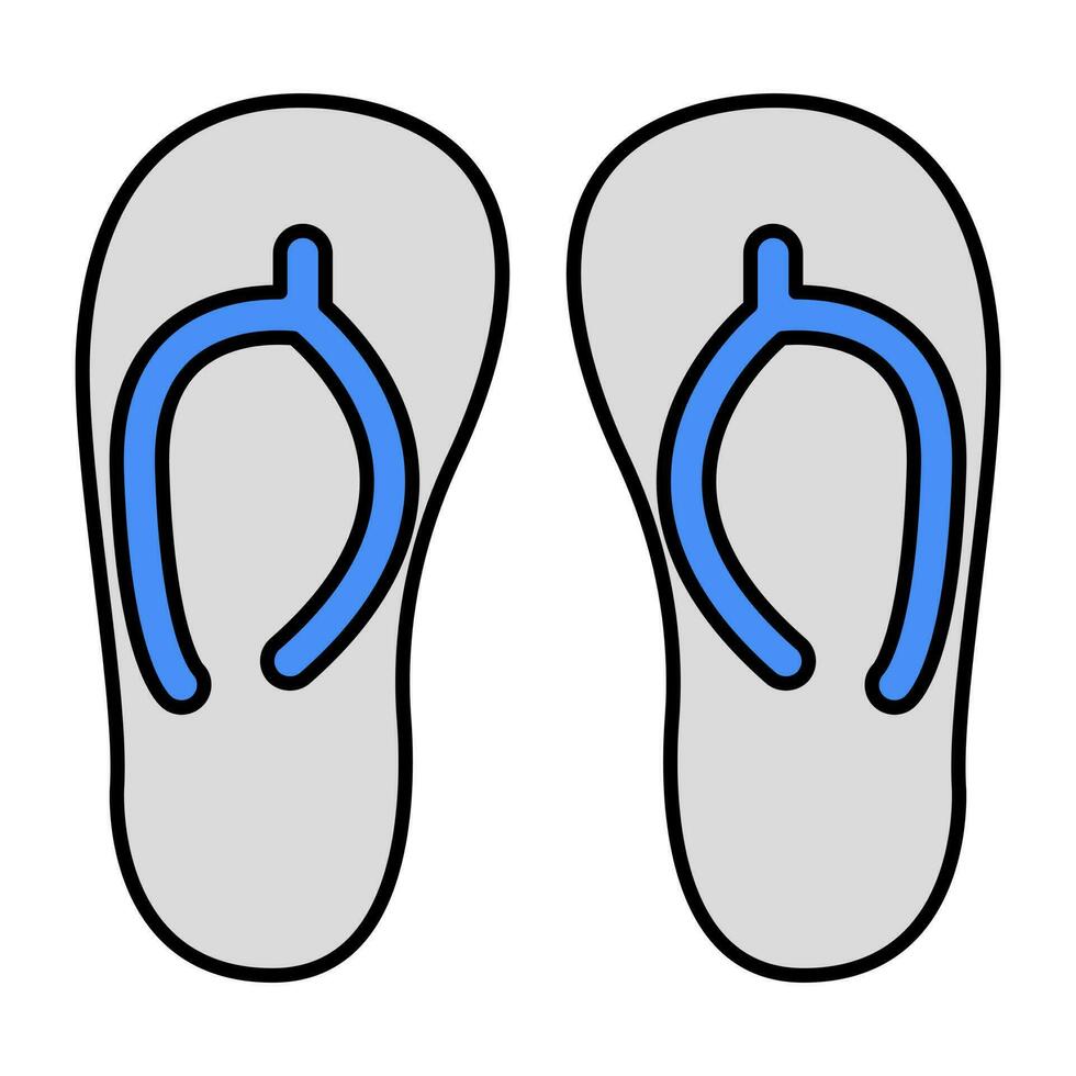 un icona design di Flip flop vettore