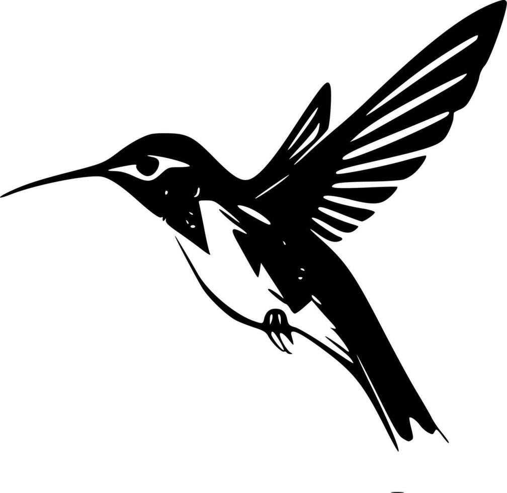 colibrì - alto qualità vettore logo - vettore illustrazione ideale per maglietta grafico