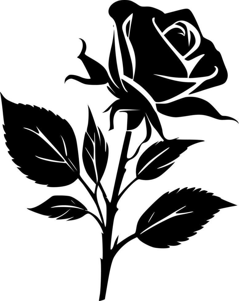 rosa, nero e bianca vettore illustrazione