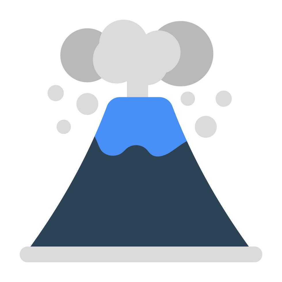 un modificabile design icona di vulcano vettore