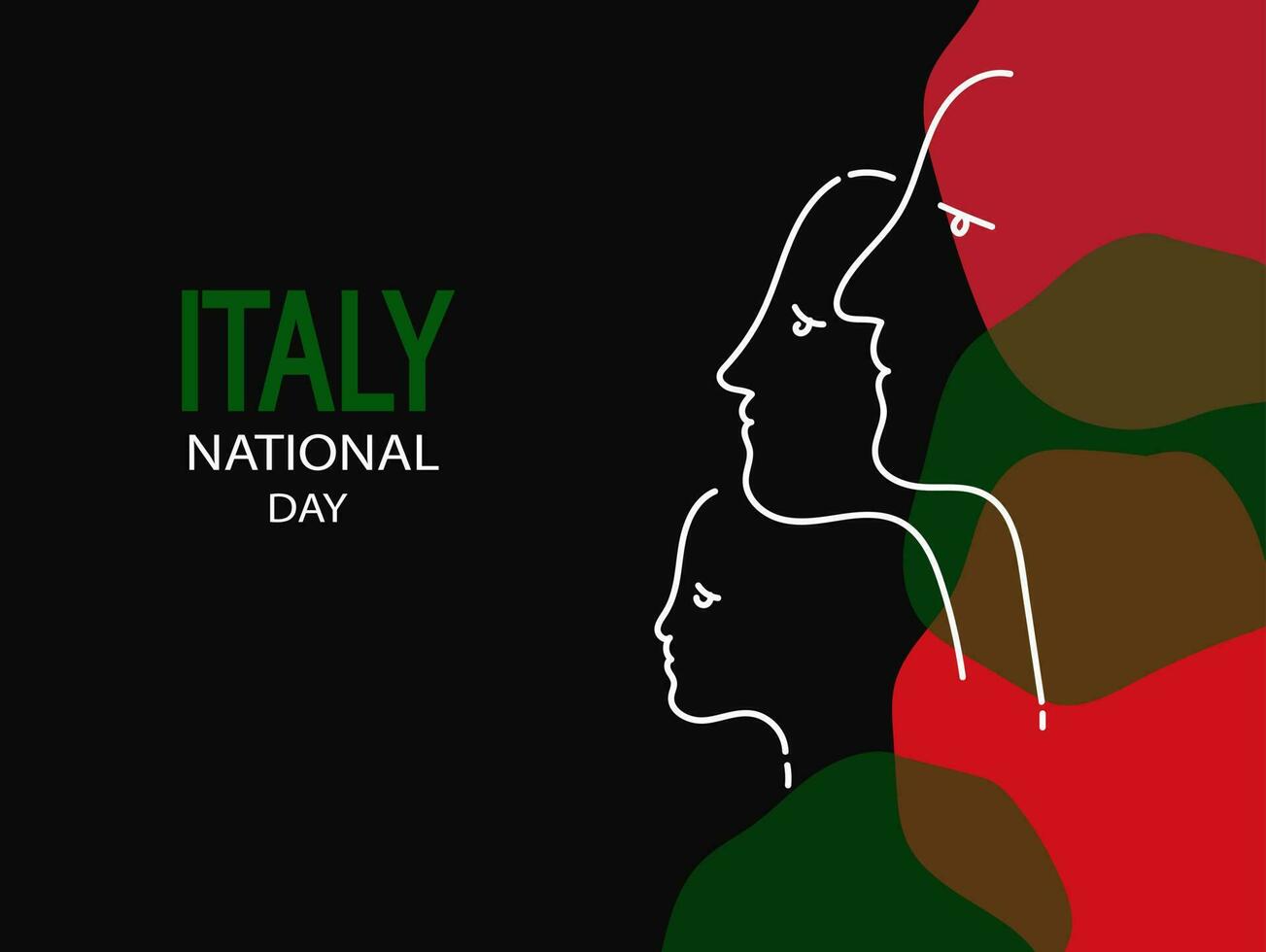 festa della repubblica italiana vettore illustrazione.