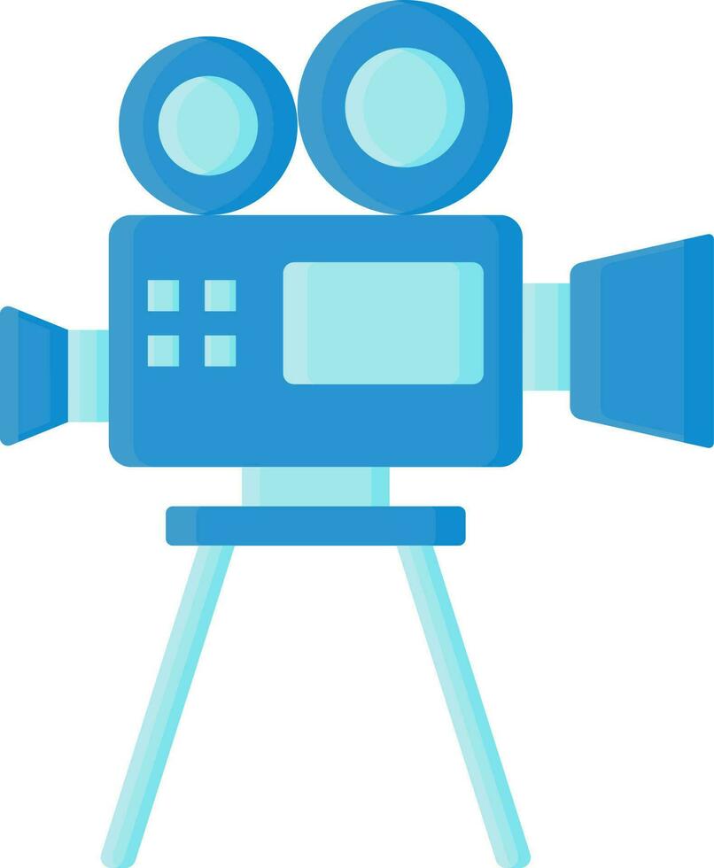 video telecamera icona nel blu colore. vettore
