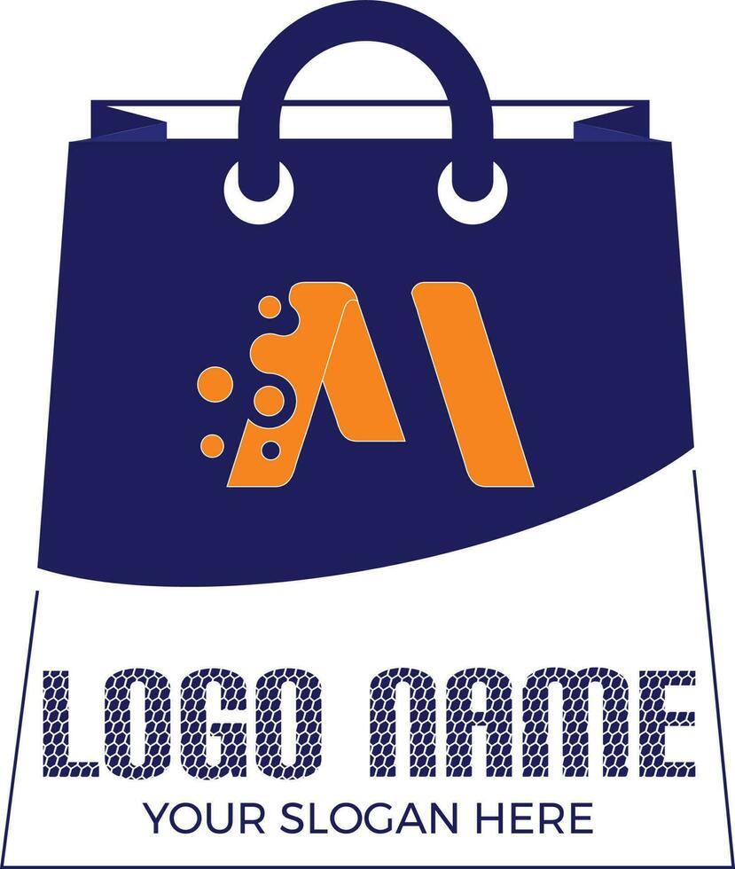 Abiti negozio logo modello design vettore. vettore