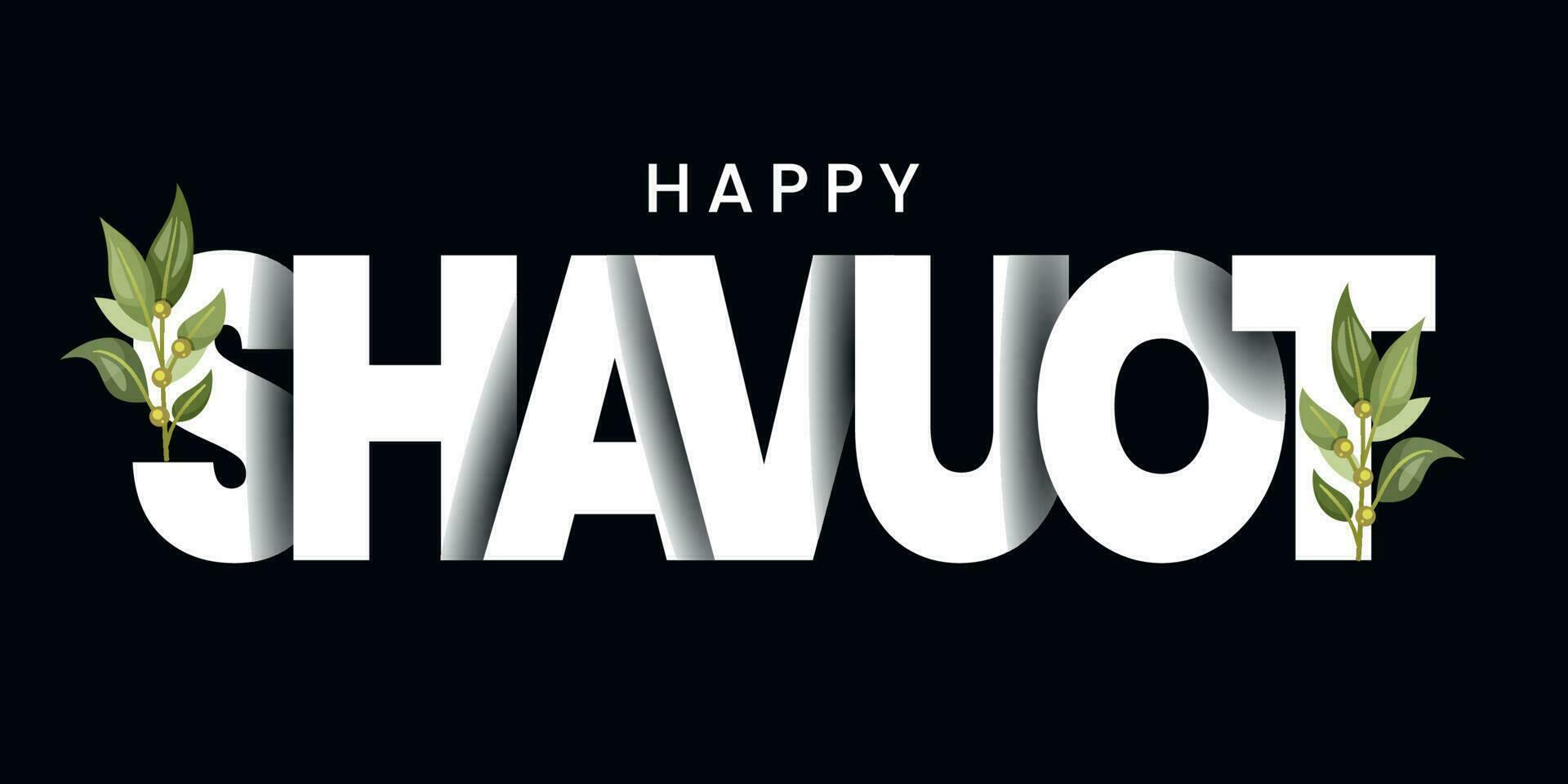 shavuot. contento shavuot. vettore modello per ebraico vacanza Shavuot con d'oro Grano orecchie e testo contento Shavuot nel ebraico