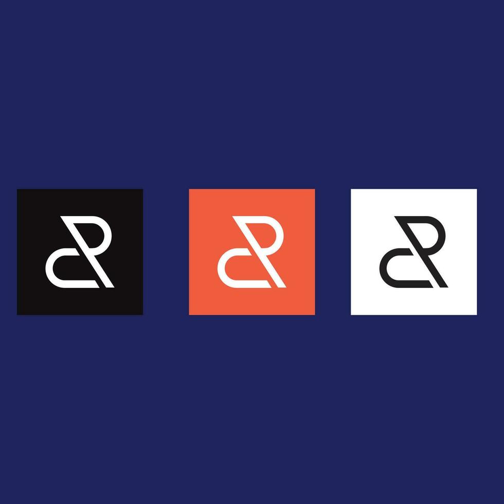c e r lettera logo design vettore