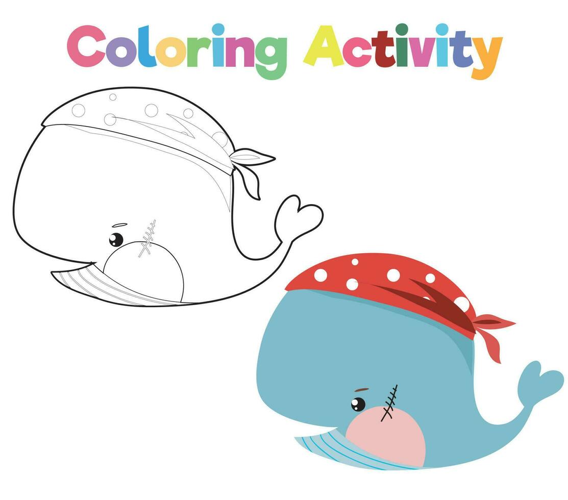 educativo stampabile colorazione foglio di lavoro. colorazione attività per bambini. vettore schema per colorazione pagina.