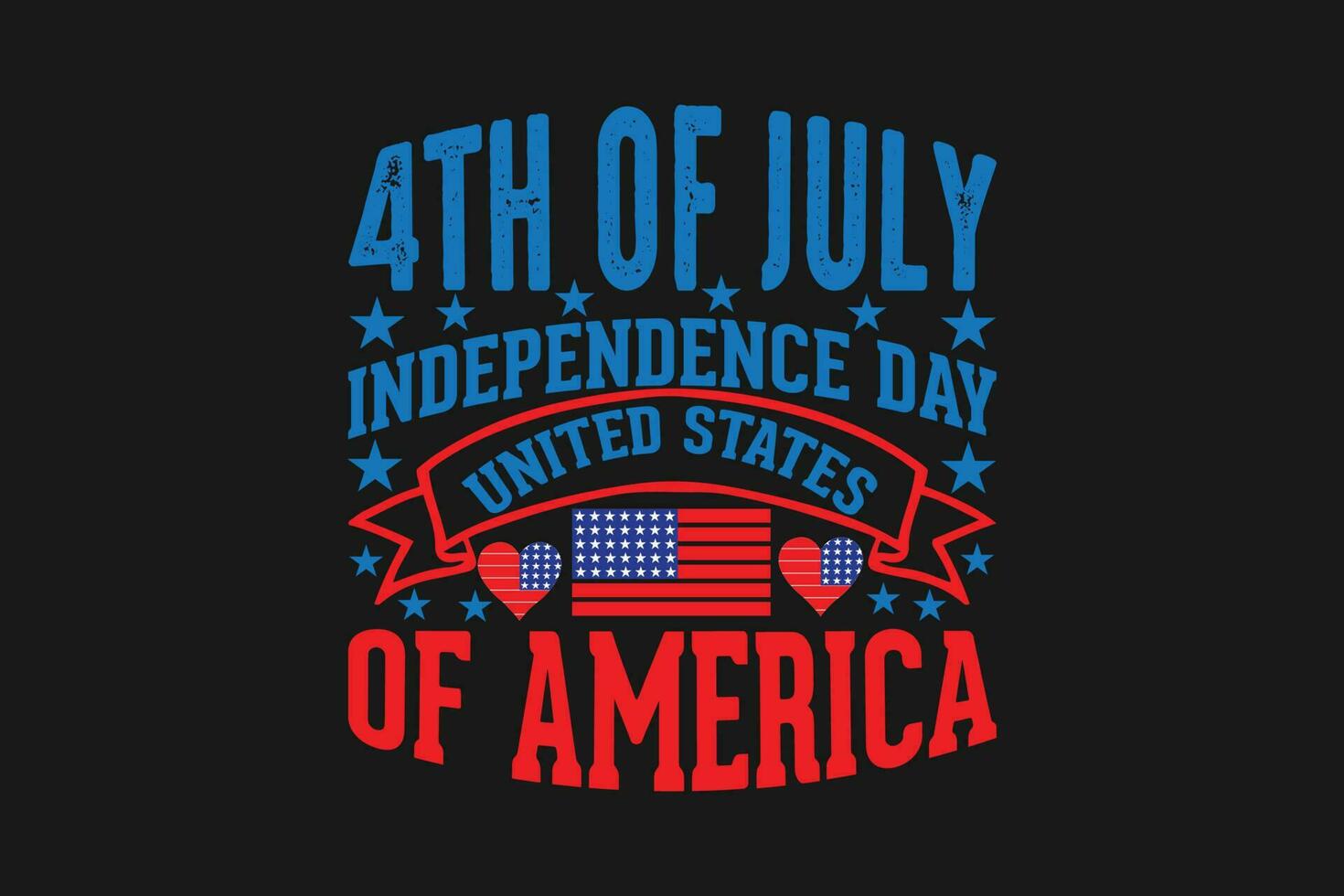 4 ° di luglio indipendenza giorno unito stati di America vettore