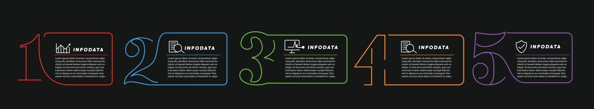 elementi di design di infografica aziendali set di infografica 3d vettore