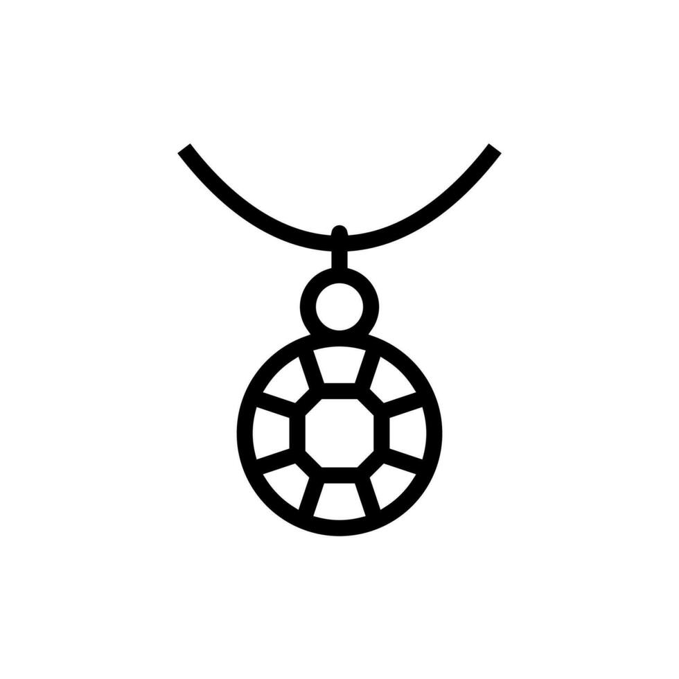 gioiello icona vettore. gioielleria illustrazione cartello. bigiotteria simbolo o logo. vettore