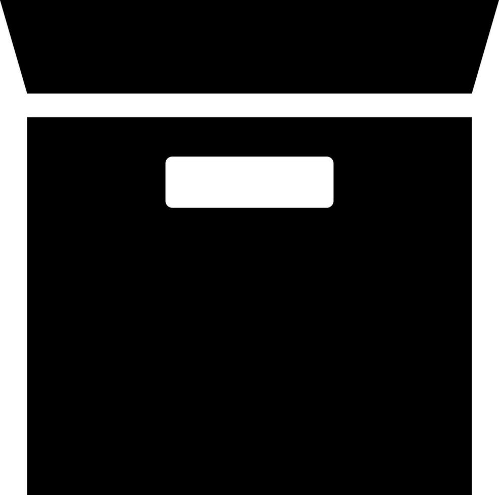 vettore illustrazione di scrutinio scatola piatto icona.