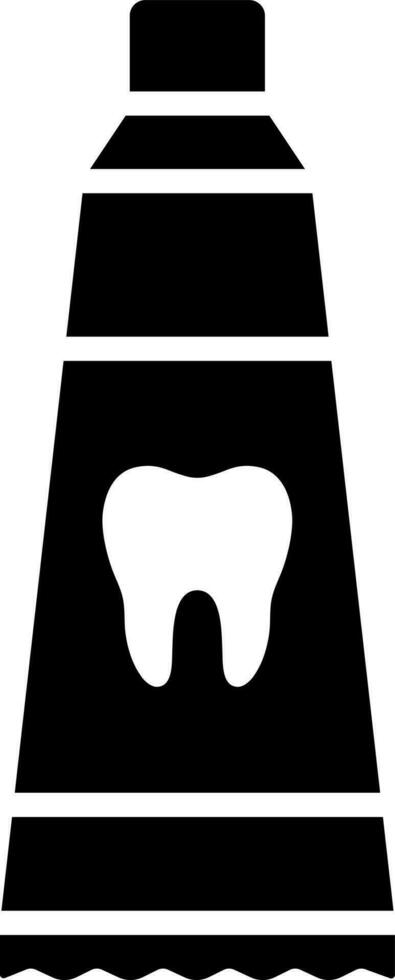 dentifricio glifo icona o simbolo. vettore