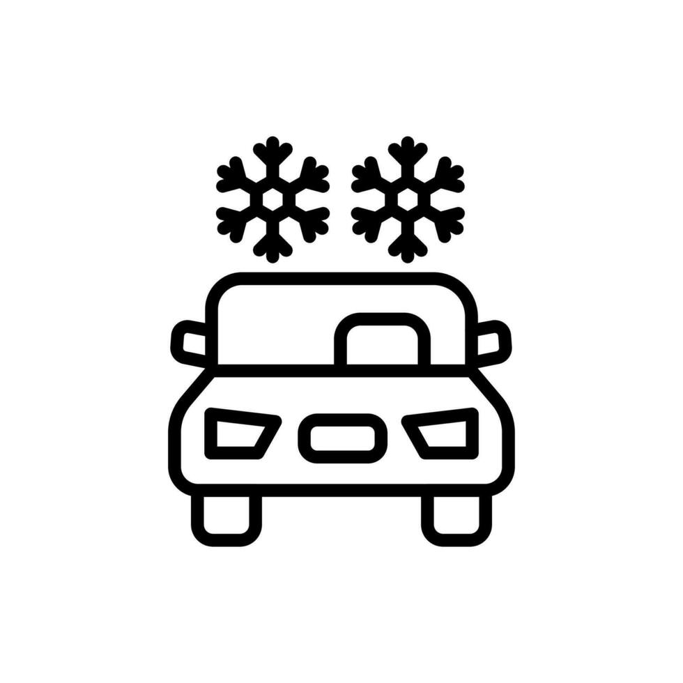 auto aria condizionata icona nel vettore. illustrazione vettore