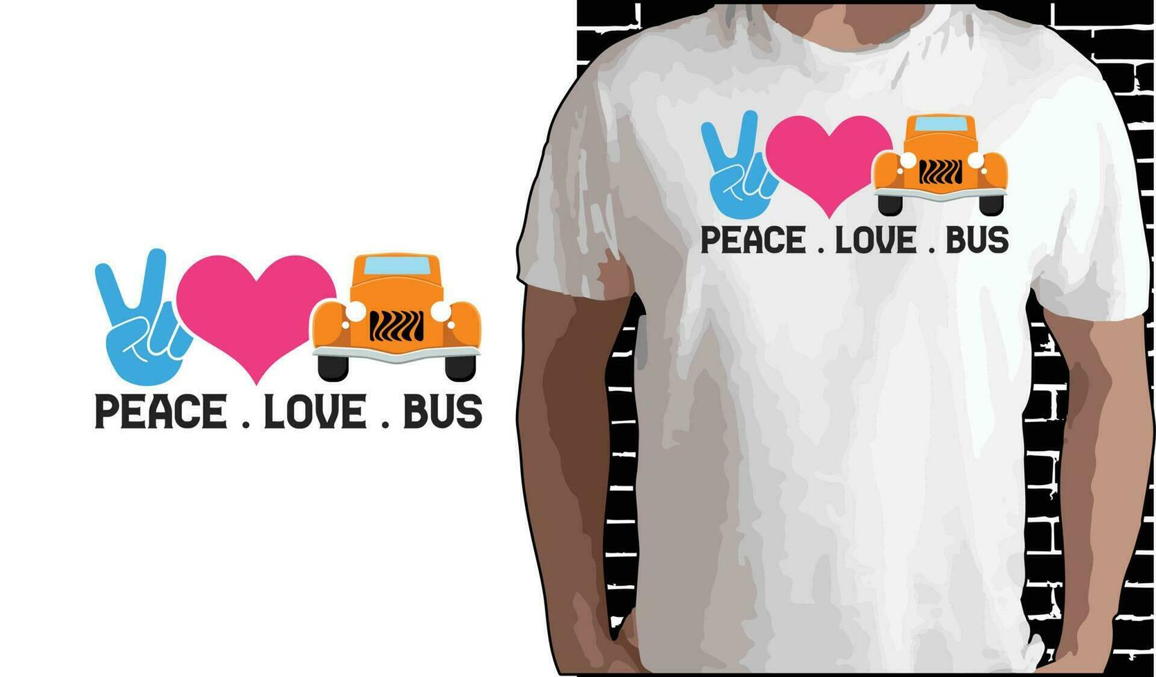 pace amore autobus t camicia disegno, citazioni di indietro per scuola, indietro per scuola camicia, indietro per scuola tipografia t camicia design vettore