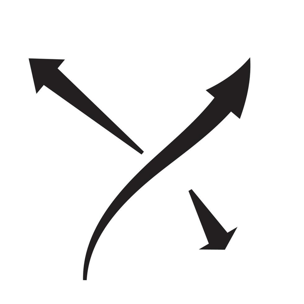 freccia simbolo impostato di scarabocchio o schizzo schema di cerchio, curva, rubare su, nero linea, piatto freccia icona mano disegnato elementi per grafico design illustrazione elemento per decorazione file nel png formato vettore