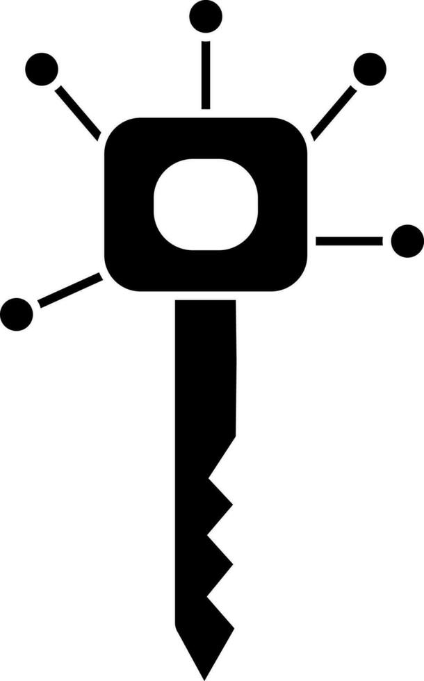 illustrazione di digitale chiave icona. vettore