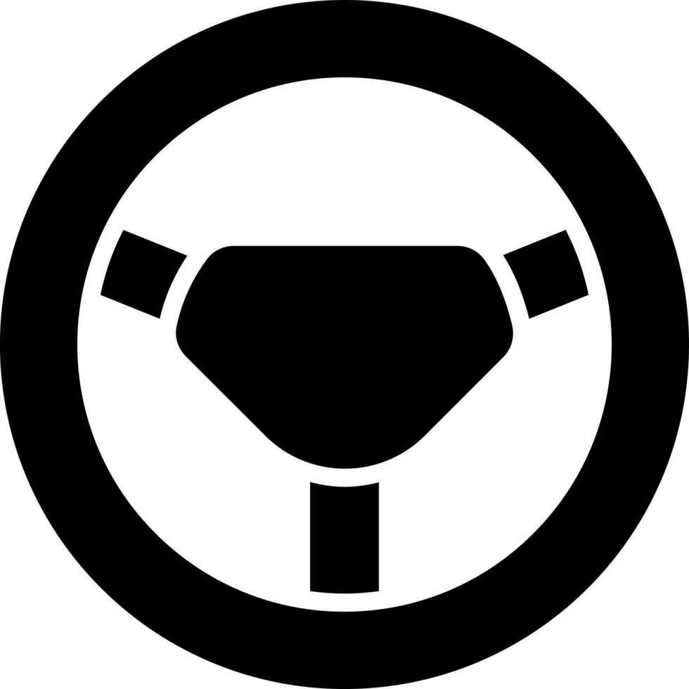 illustrazione di timone icona. vettore