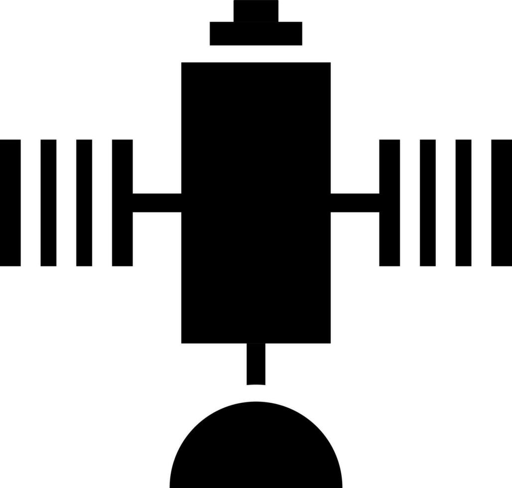 satellitare glifo icona o simbolo. vettore