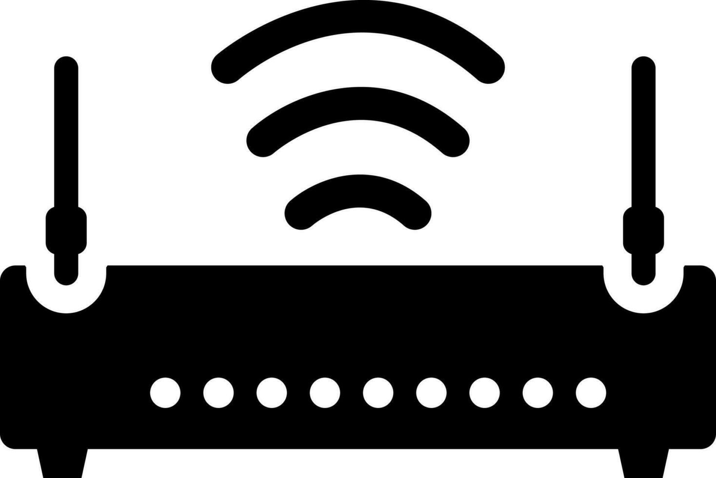 vettore illustrazione di router icona.