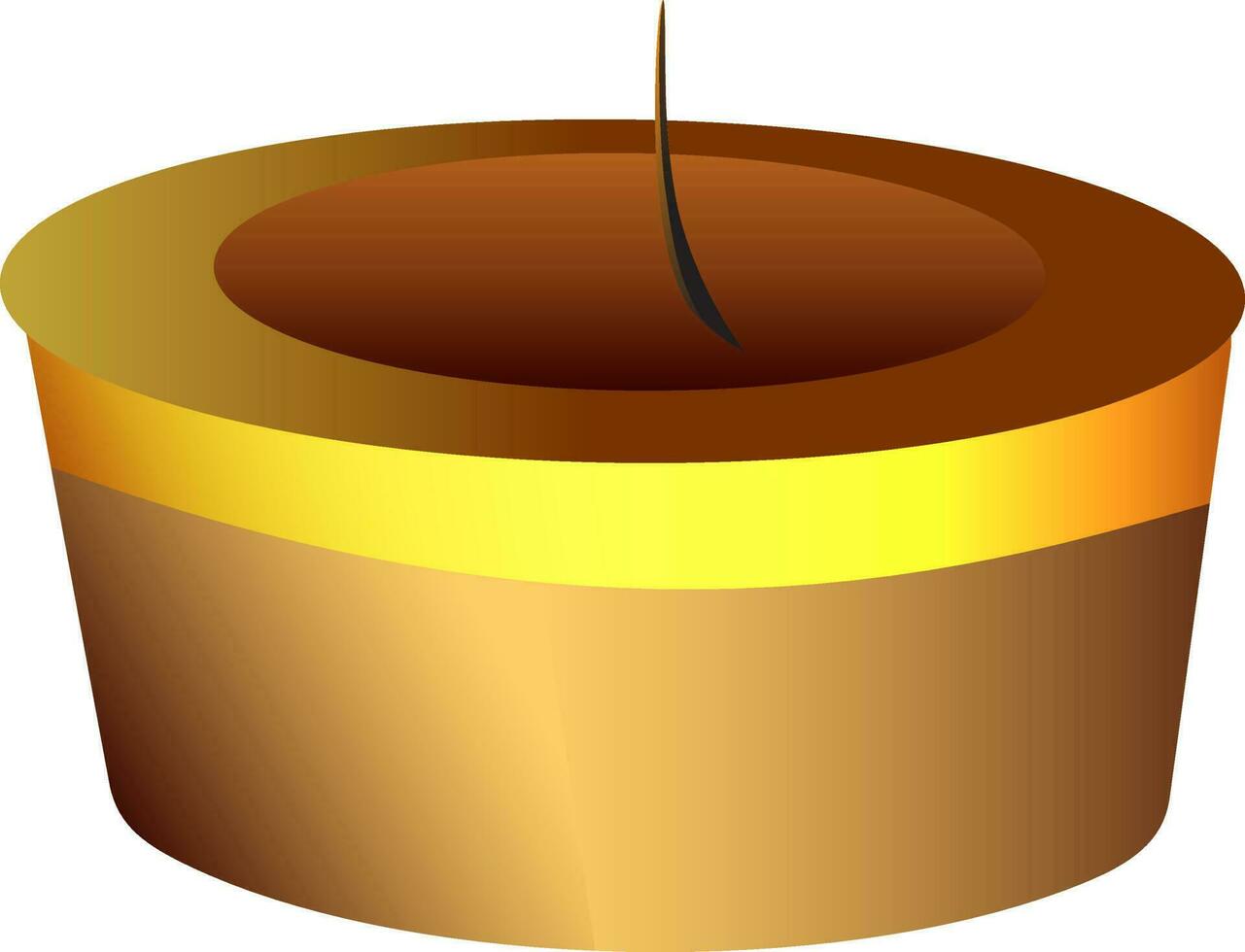 illustrazione di diya olio lampada. vettore