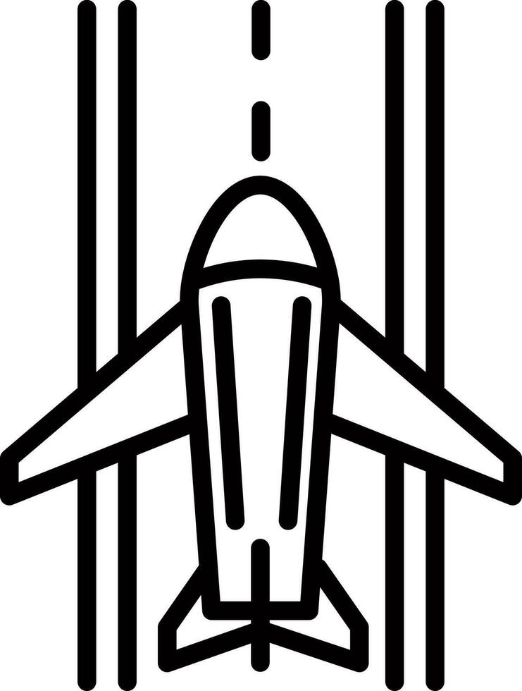 vettore illustrazione di pista di decollo concetto icona.