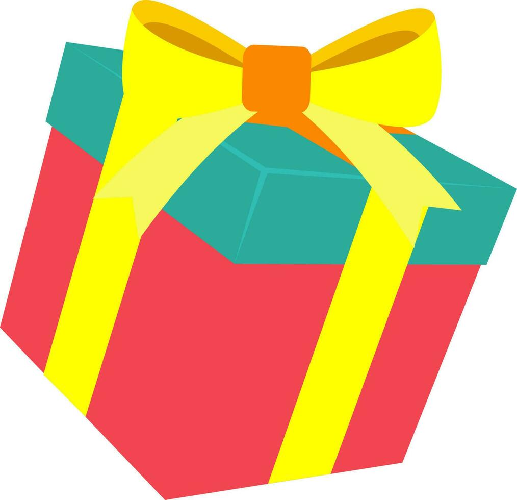 illustrazione di 3d colorato regalo scatola. vettore