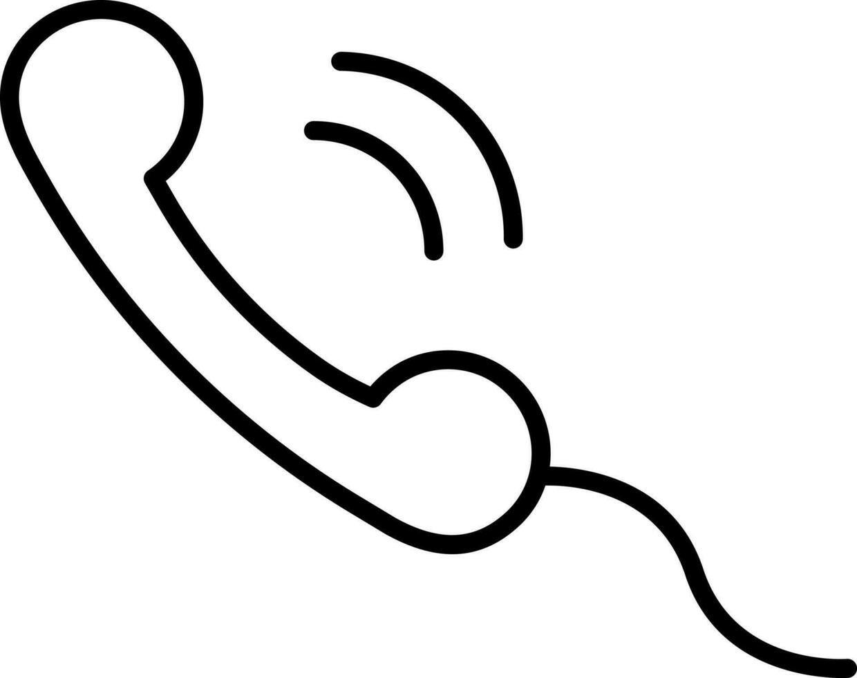 vettore cartello o simbolo di Telefono.