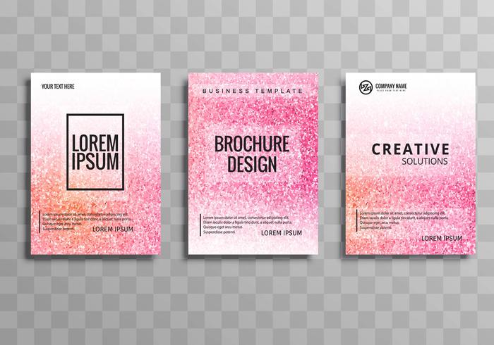 Modello colorato moderno elegante business brochure vettore