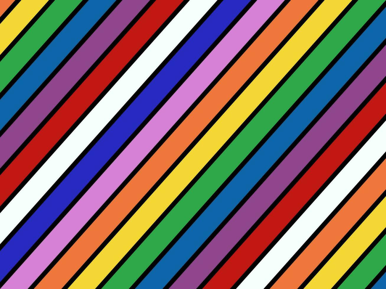 colorato diagonale banda linea modello vettore sfondo