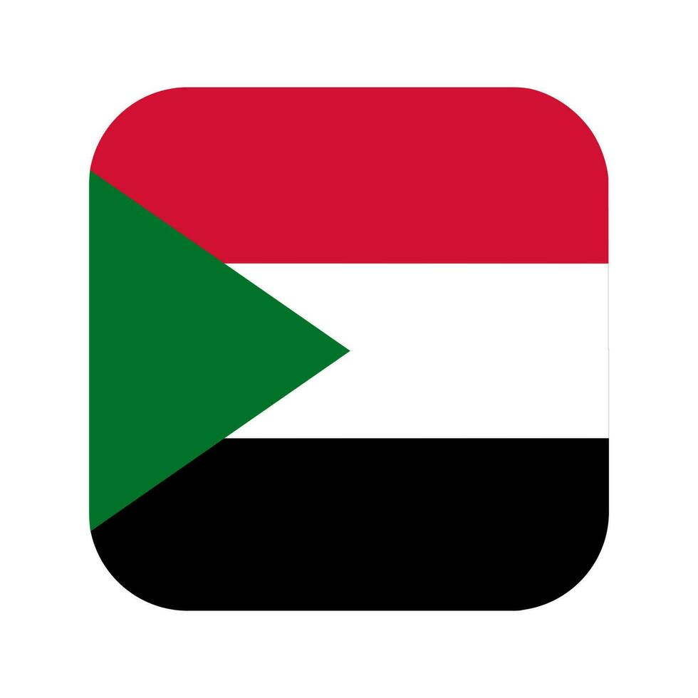 bandiera del sudan semplice illustrazione per il giorno dell'indipendenza o l'elezione vettore