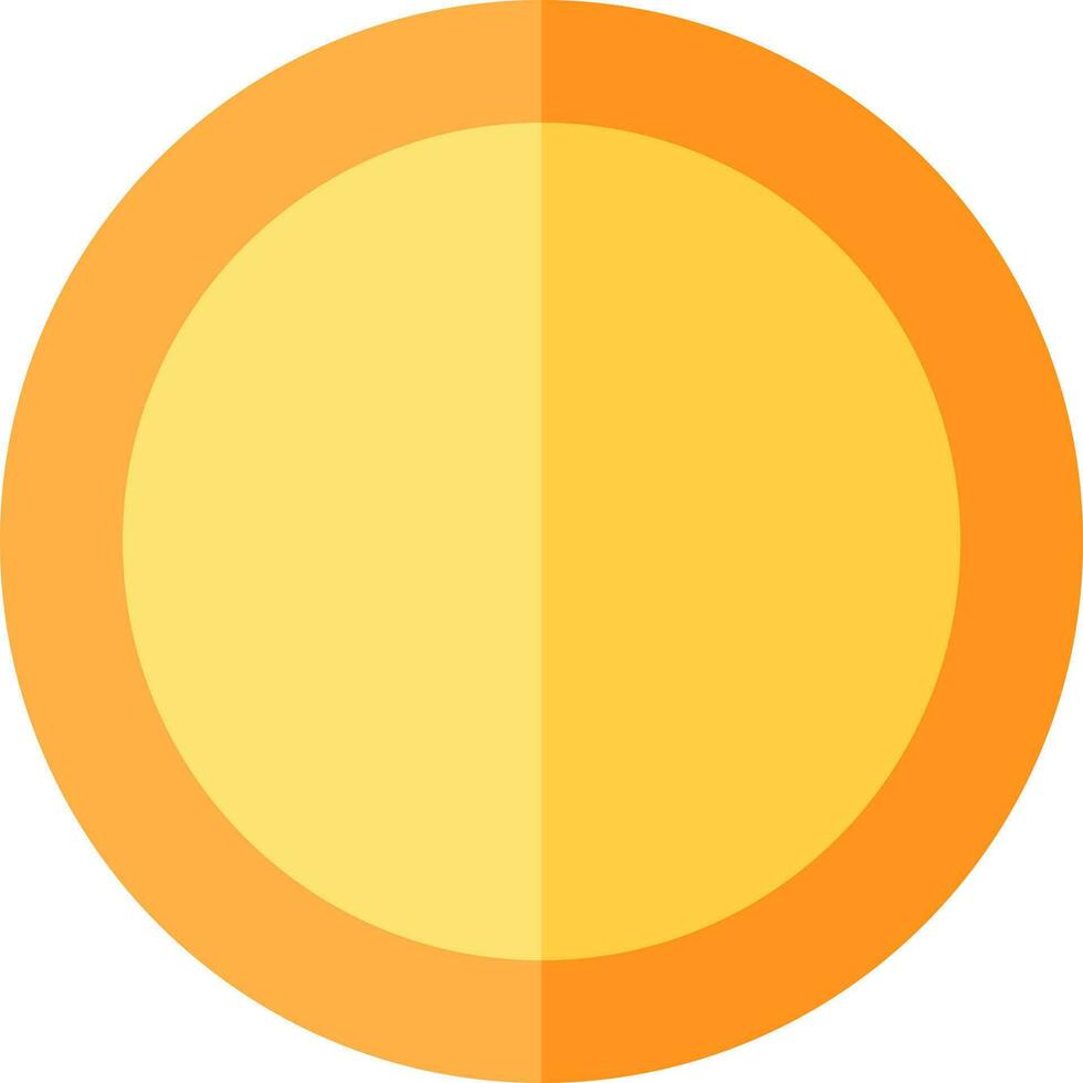 illustrazione di piatto icona o simbolo nel giallo colore. vettore