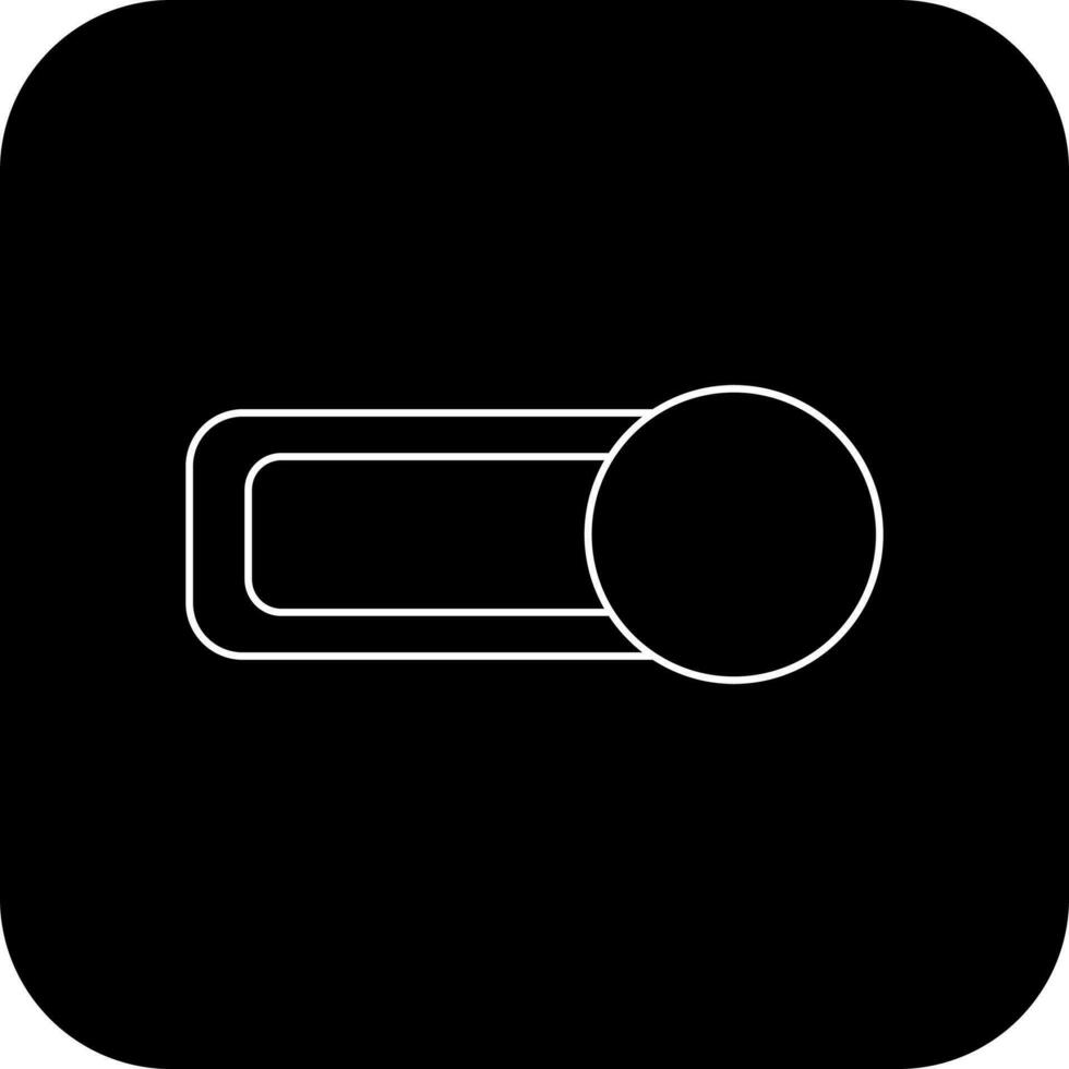 nero sfondo di pulsante icona per mobile applicazione. vettore