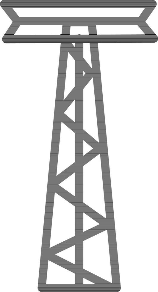 illustrazione di elettricità energia fornitura Torre. vettore