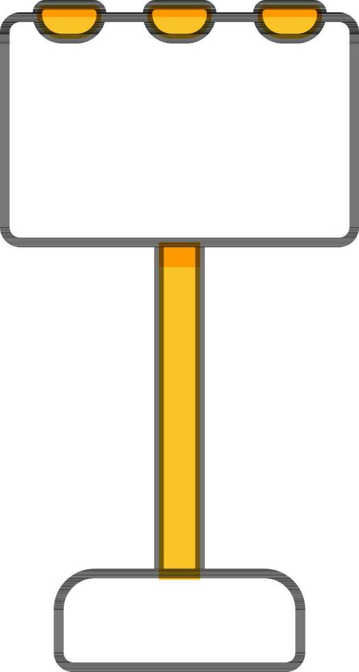 vettore illustrazione di tabellone icona.