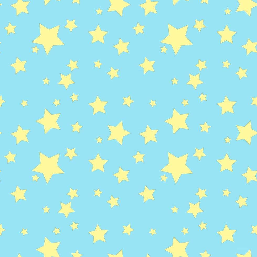 sfondo trasparente con stelle gialle sul cielo blu vettore