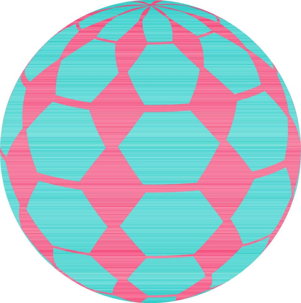 illustrazione di calcio gioco icona con sfera. vettore