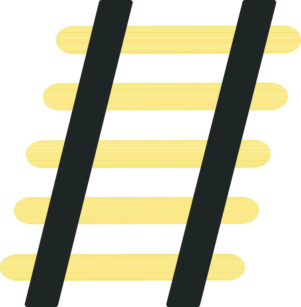 illustrazione di colore scala icona nel piatto stile. vettore