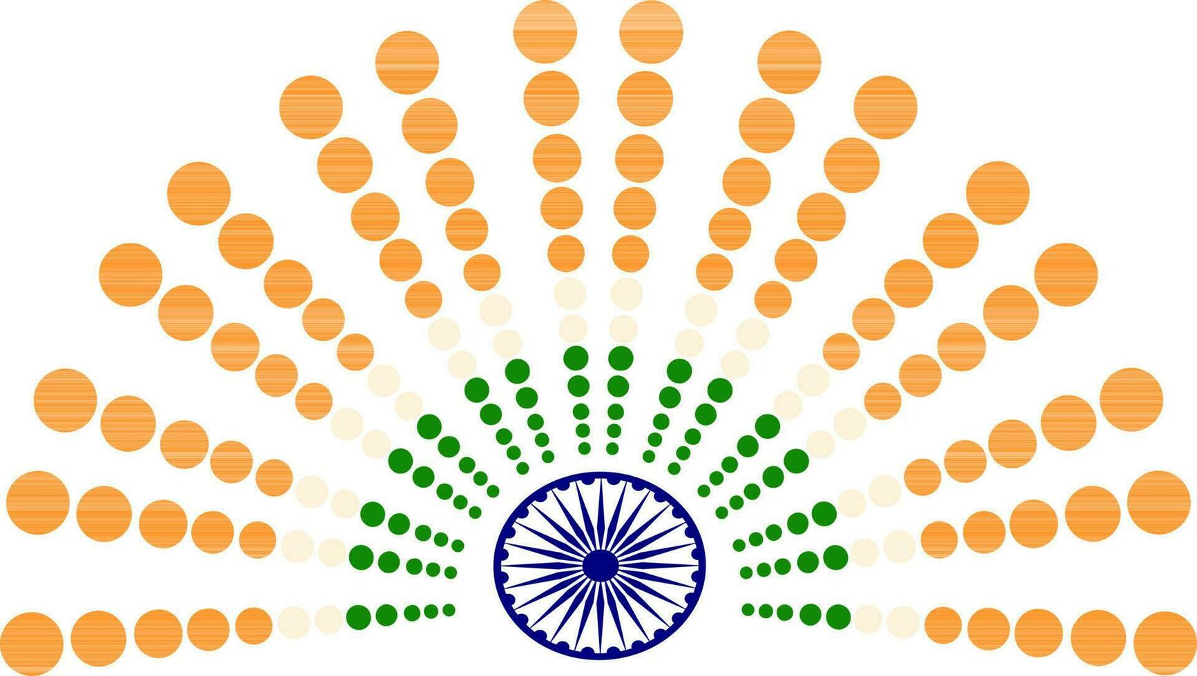 illustrazione di indiano bandiera colore design. vettore