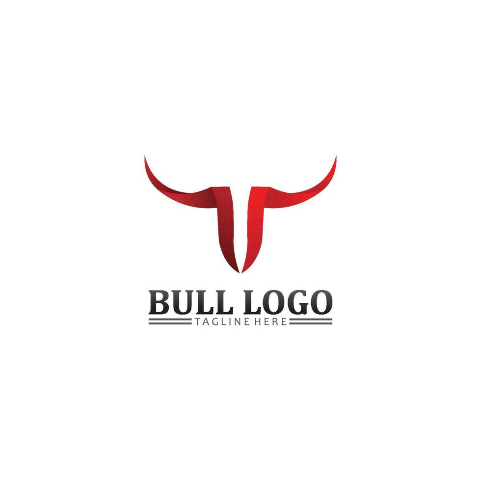 testa di bufalo toro, mucca, logo della mascotte animale vettore di design per bufalo corno sportivo, animale, mammiferi, logo della testa, selvaggio, matador