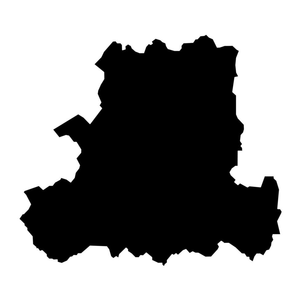 csongrad csanad contea carta geografica, amministrativo quartiere di Ungheria. vettore illustrazione.
