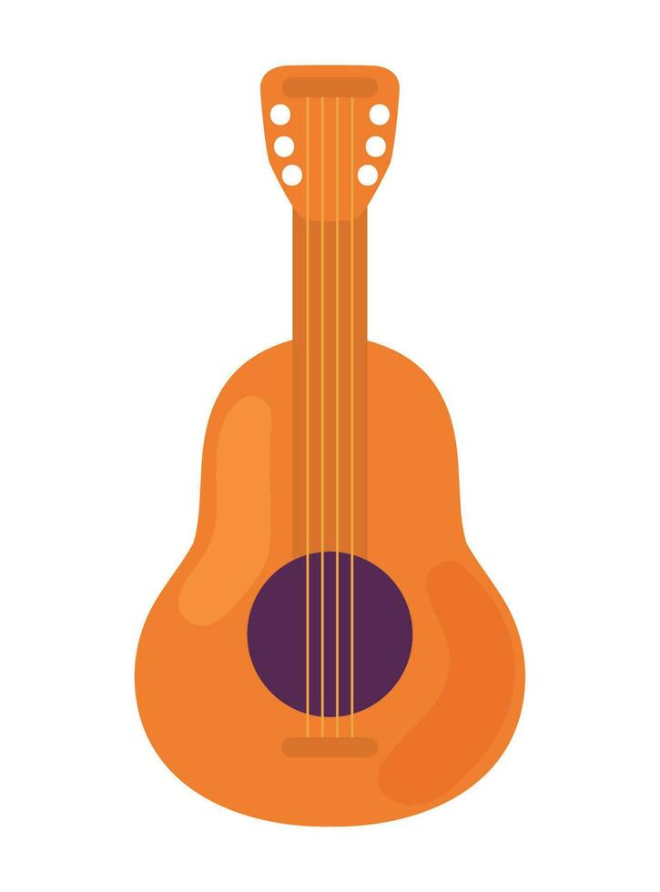 chitarra icona isolato bianca sfondo vettore