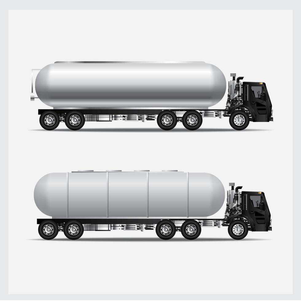 insieme dell'illustrazione di vettore del trasporto dei camion del carico