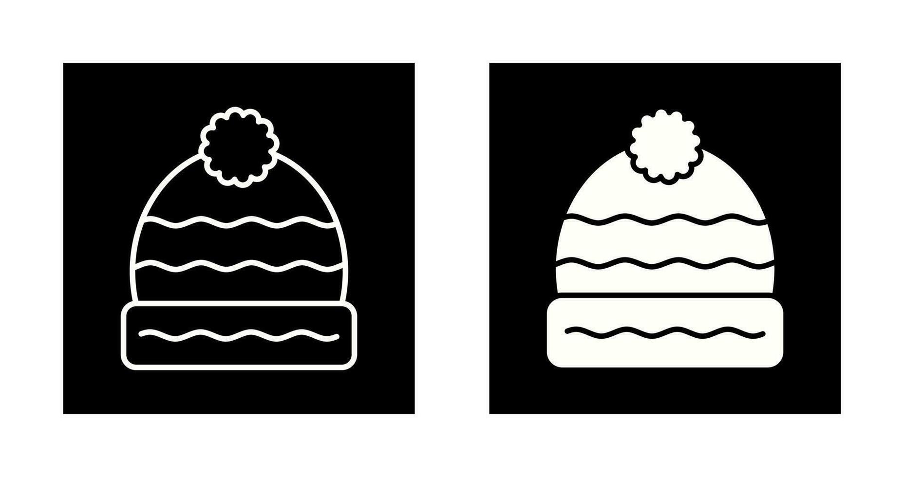icona vettore cappello invernale