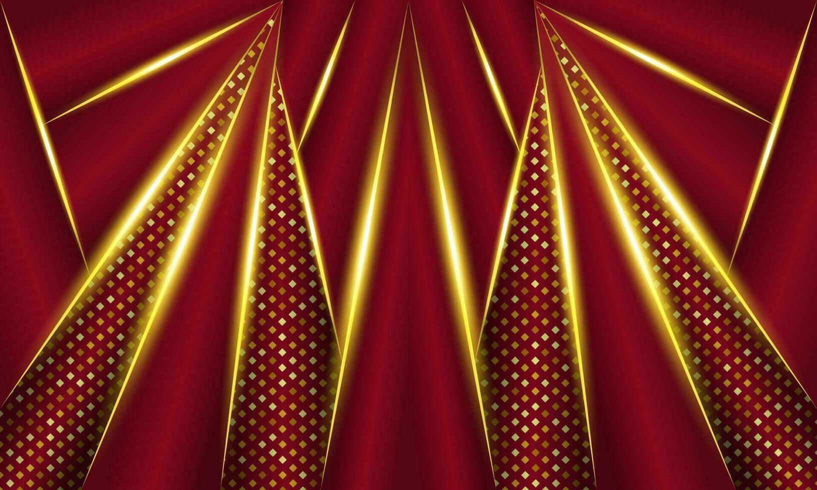 rosso oro moderno astratto sfondo per sociale media design sfondo vettore