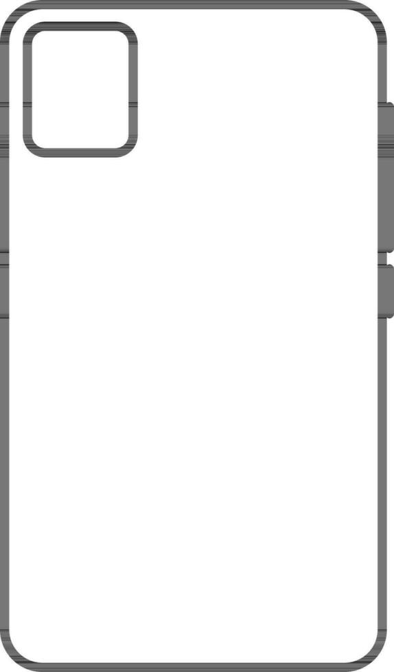 Telefono Astuccio icona nel linea arte. vettore