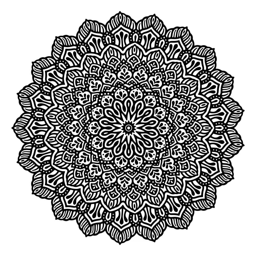 vettore di disegno decorativo mandala